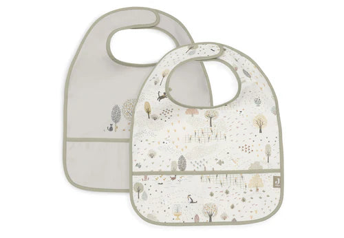 ° Bavoir Imperméable - Tiny Park - 2 Unités °- emporté