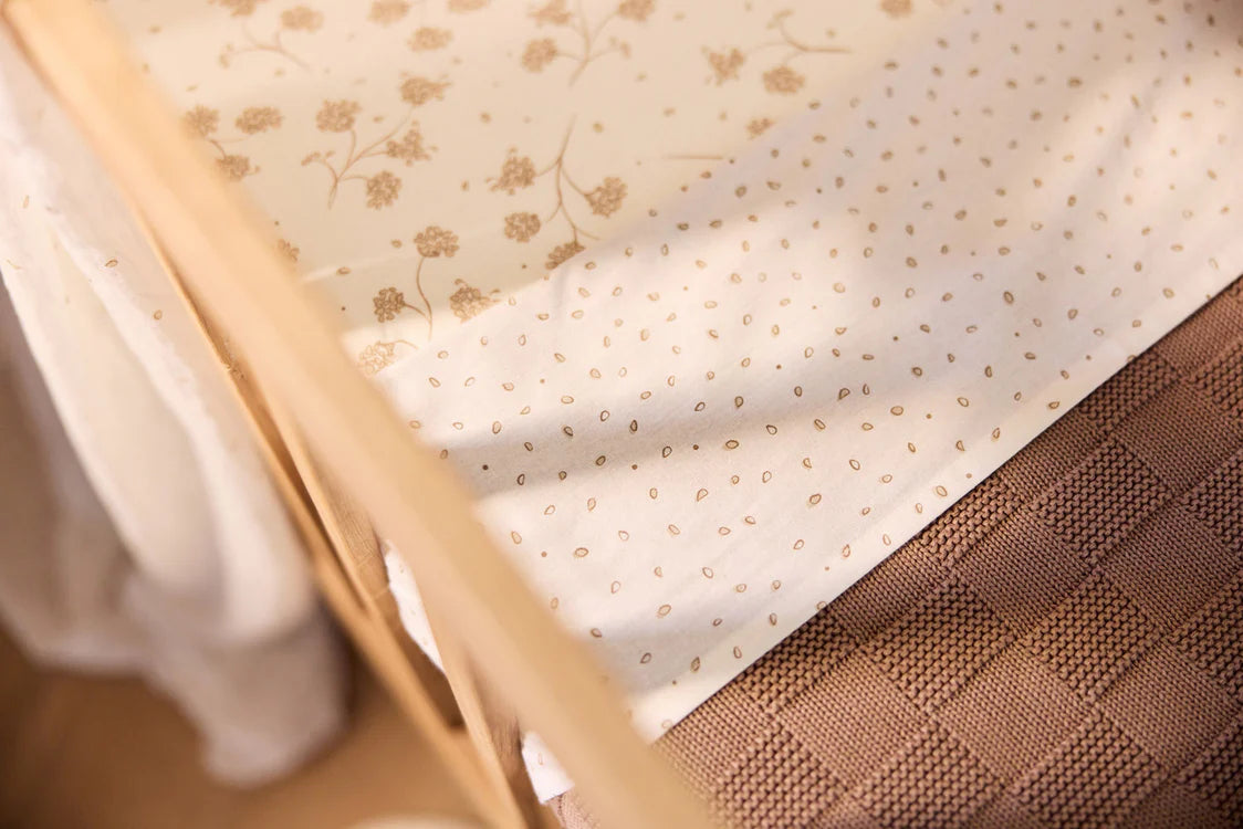 Drap-housse Jersey 60x120cm - Leafy Dreams