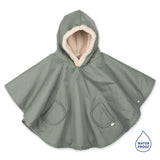 Poncho de voyage Waterproof + Teddy Vert