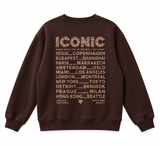 Sweat Iconic Léo Chocolat