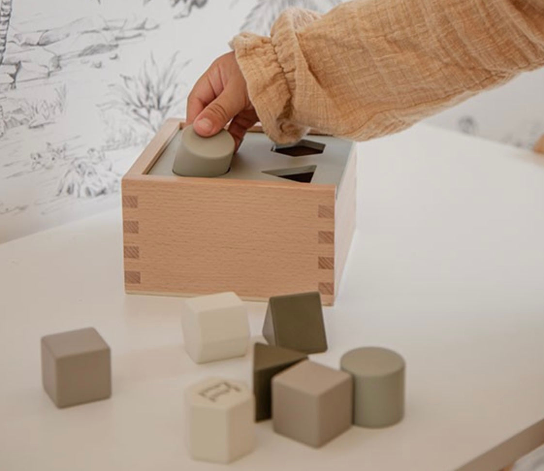 Boîte à formes Olive Green