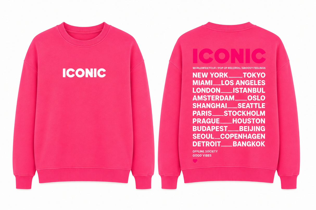 Sweat Iconic Fuschia Fluo