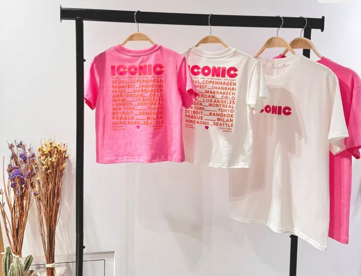 T-shirt ICONIC Fuchsia