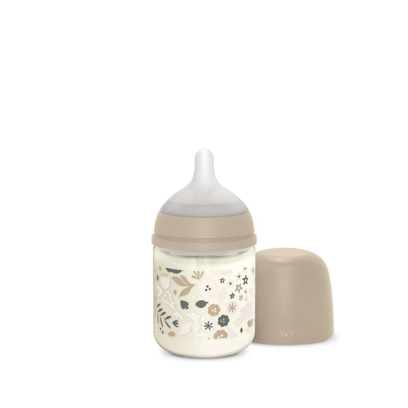 BIBERON VERRE 120ML TETINE SXPro S - WONDERLAND Beige