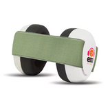 Casque anti-bruits nouveau-né Blanc/kaki