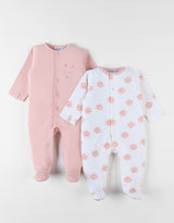 Pyjama’s (2pack) Ecru/blush
