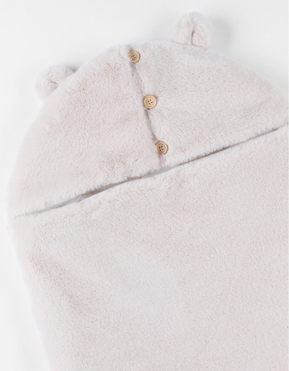 Nid D’Ange Fausse Fourrure Beige