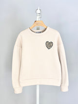 Sweat COEUR Beige