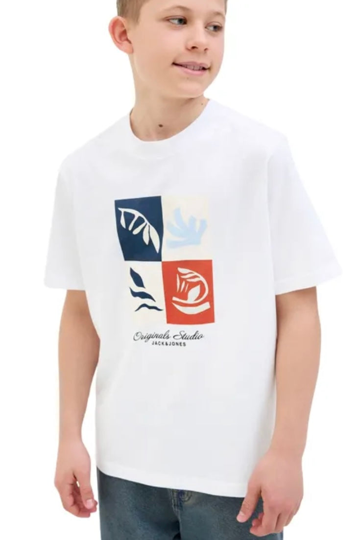 T-shirt Bright white