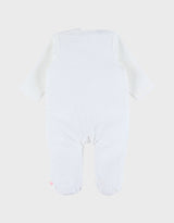 Pyjama bébé, velours brodé Snow