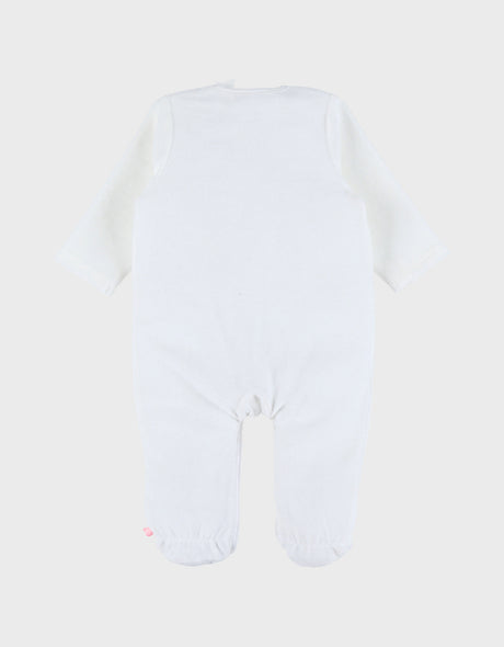Pyjama bébé, velours brodé Snow