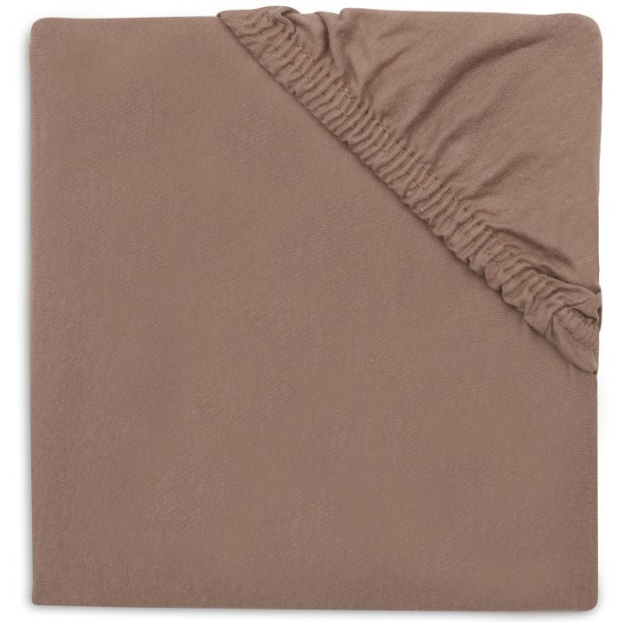 ° Drap-housse parc de bébé - Jersey Milky Coffee °