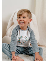 Pyjama bébé, velours imprimé Babou