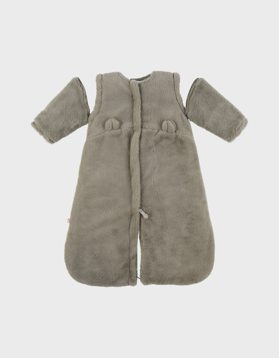 ° Gigoteuse Nomade 1-6m, Ultra douce Olive. °