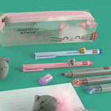 Trousse transparente chat