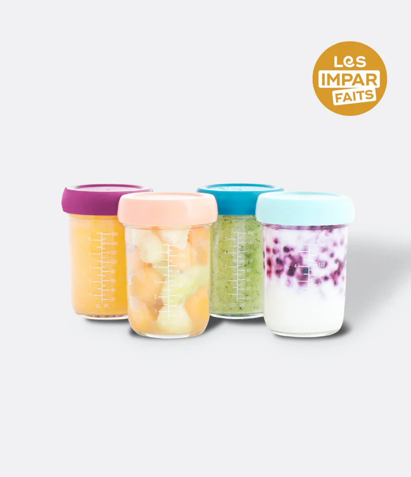 °  Lot de 4 Babybols en verre °