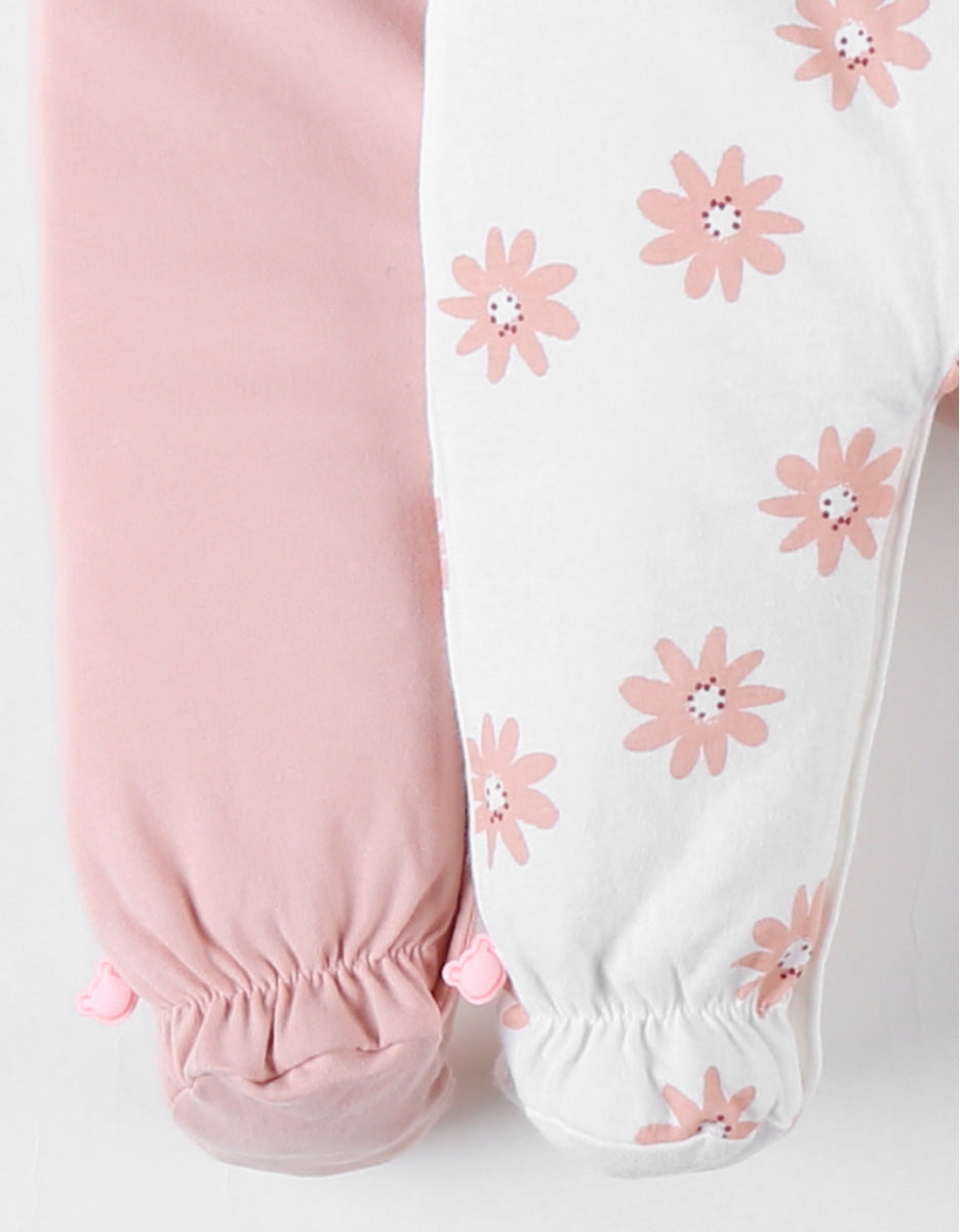 Pyjama’s (2pack) Ecru/blush