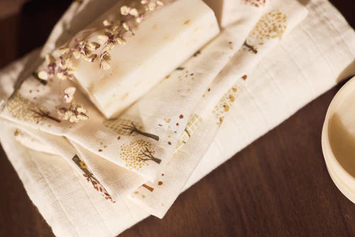 Gant de toilette gaze de coton 15x20cm TINY PARK (3pack) - Réservé liste 2043024