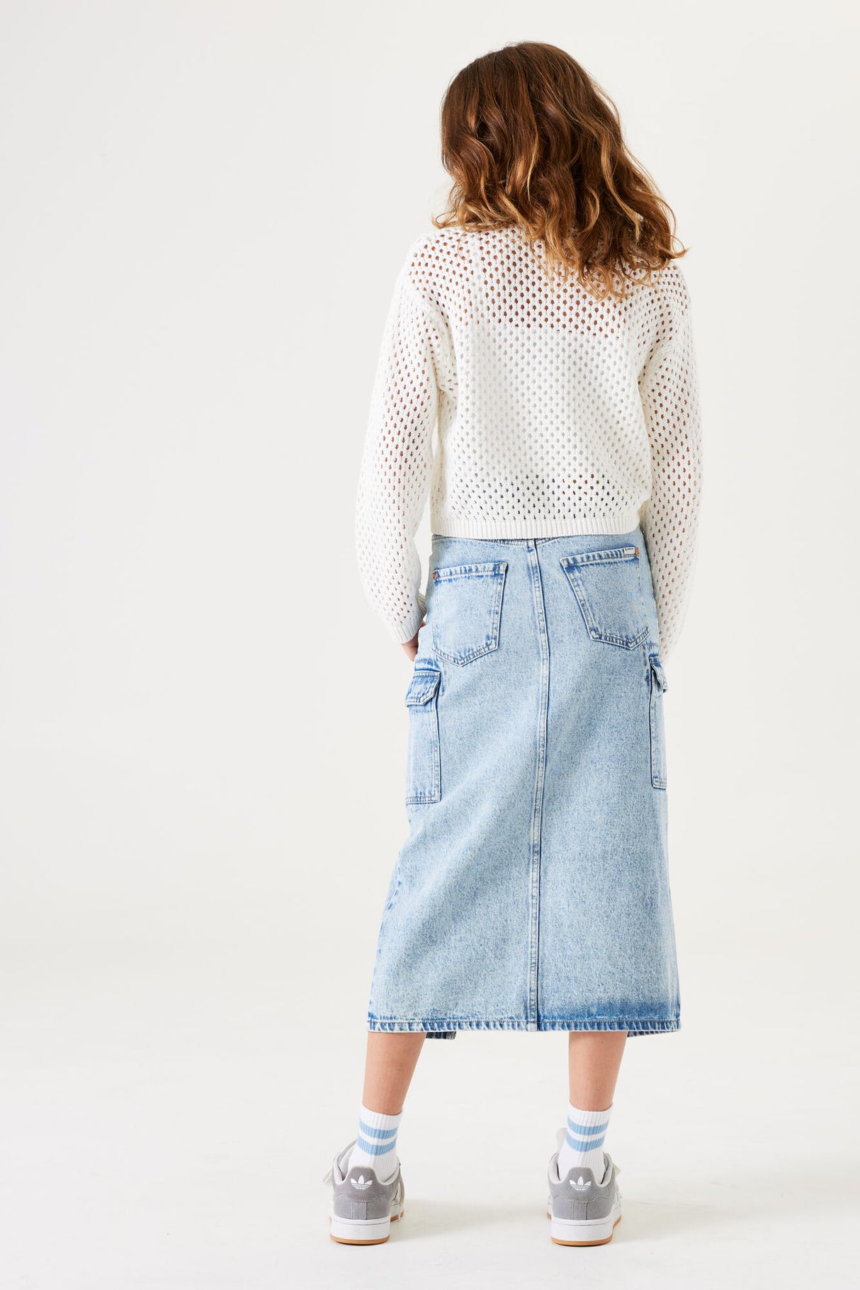 Jupe longue Jeans