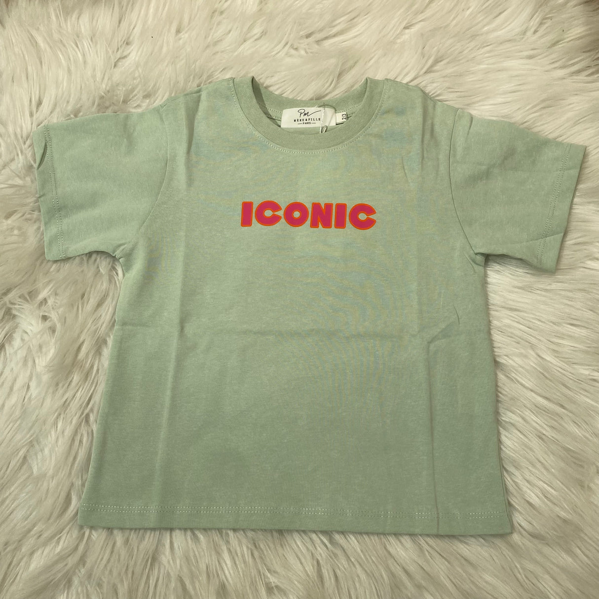 T-shirt ICONIC Vert d’eau