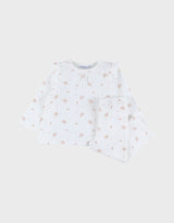 Pyjama bébé, coton fantaisie vintage flower