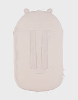 Nid d’ange, mousseline de coton bio beige