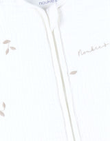 Gigoteuse naissance Mousseline bio blanche