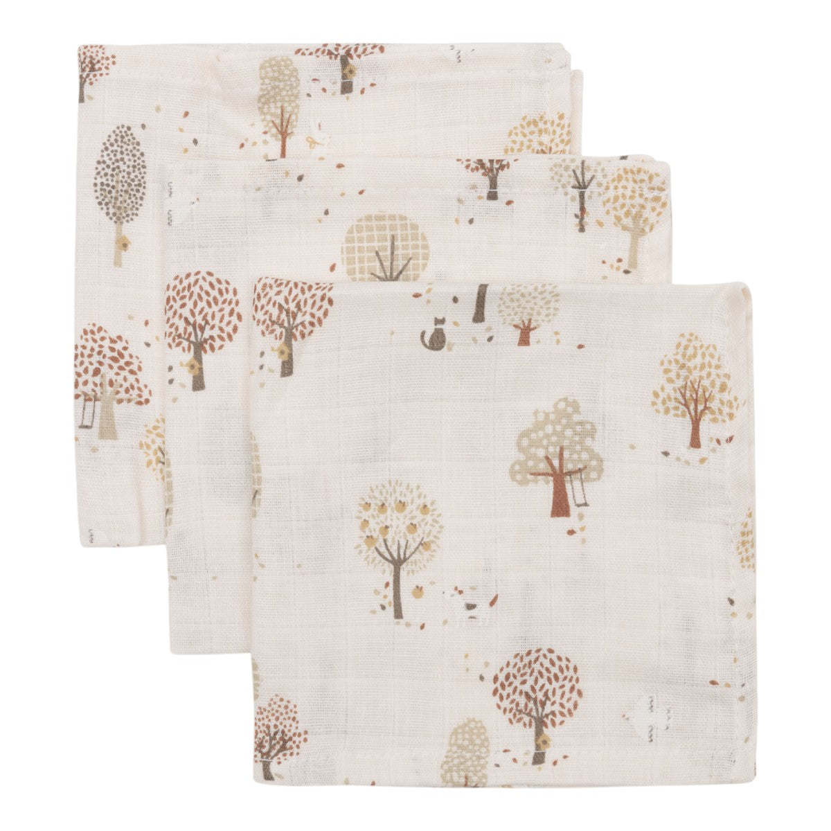 Lange gaze de coton small 70x70cm - Tiny Park - 3 Unités