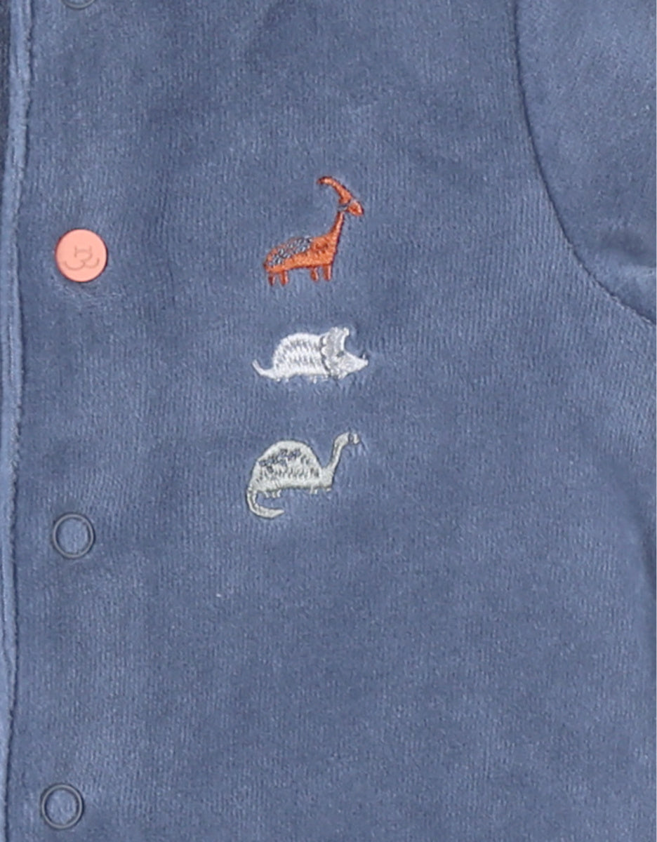 Lot de 2 pyjamas bébé en velours dino
