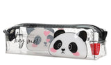 Trousse transparente panda