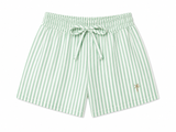 Short rayé VERT