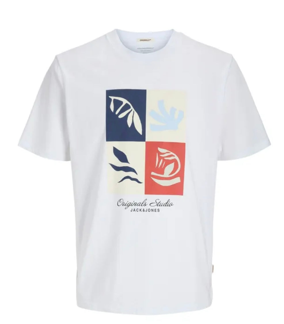 T-shirt Bright white