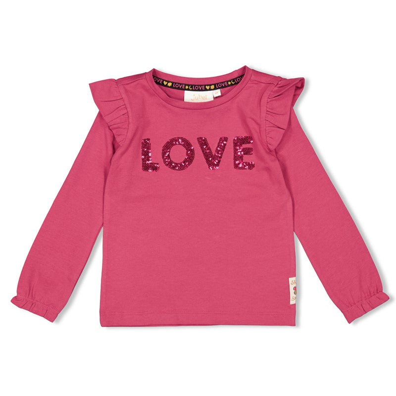 T-shirt Love sequins