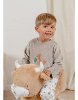 Pyjama bébé, velours imprimé foxie