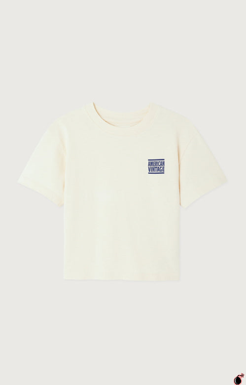T shirt YKOBOW Vanille