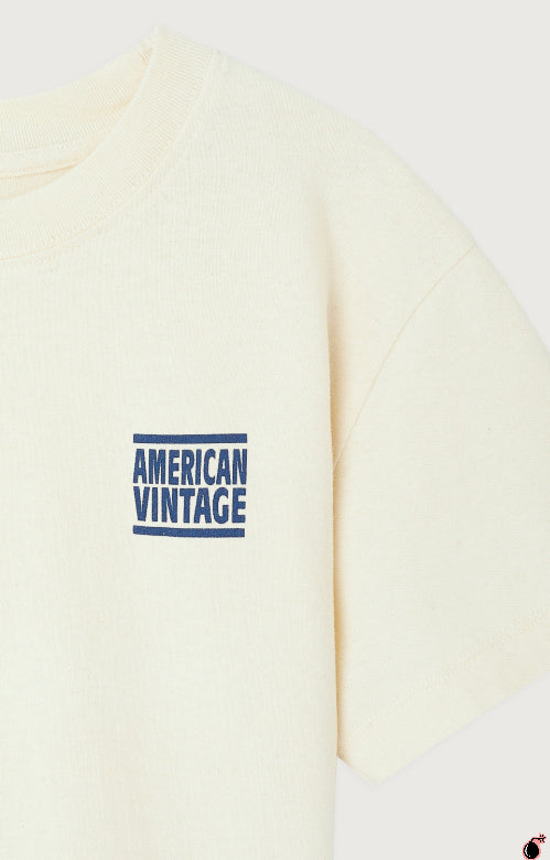 T shirt YKOBOW Vanille