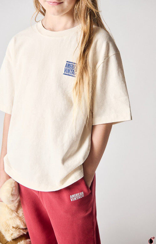 T shirt YKOBOW Vanille