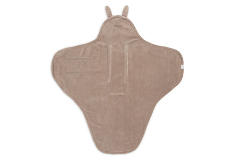 Couverture portefeuille Bunny Cloudy Rib - Milky Coffee