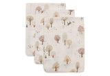 Gant de toilette gaze de coton 15x20cm TINY PARK (3pack) - Réservé liste 2043024