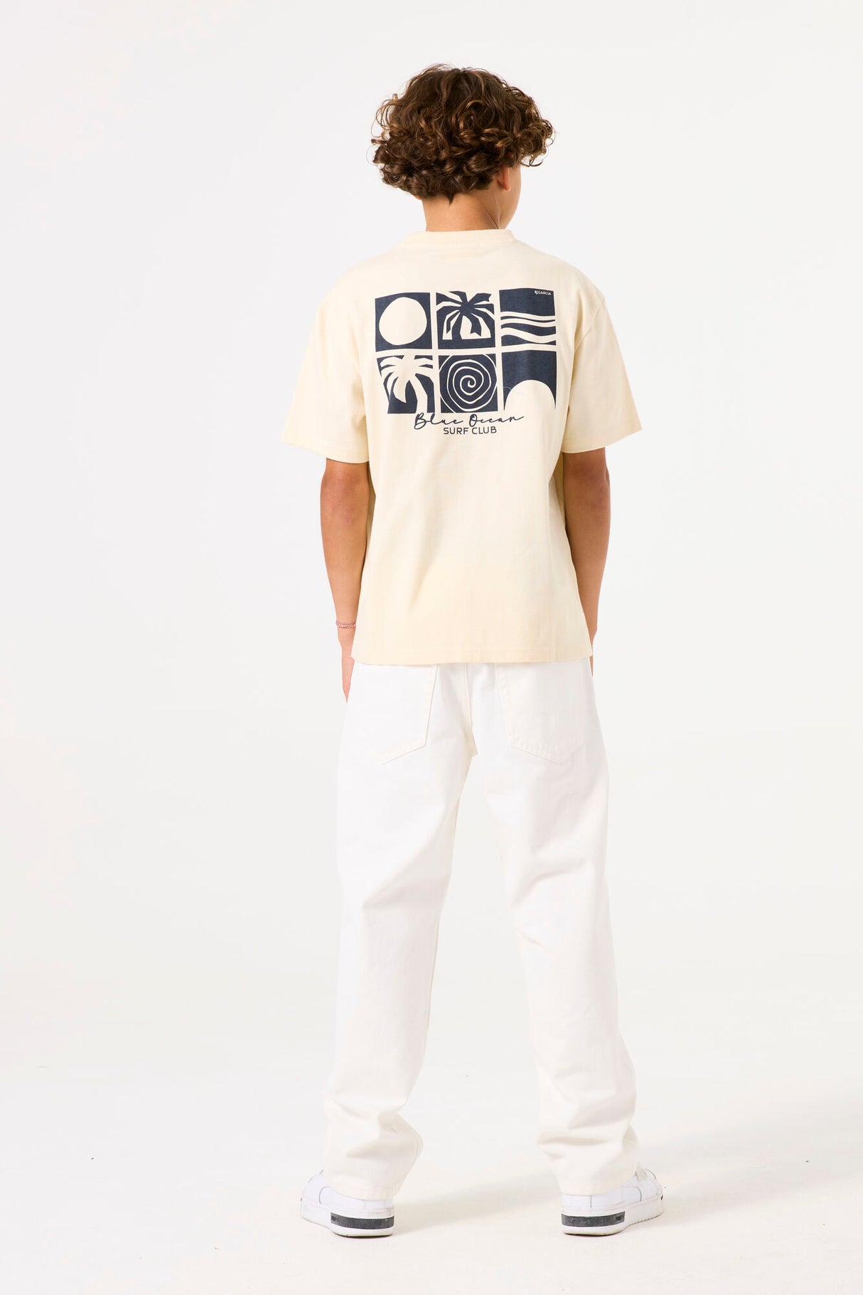 T-shirt Surf club Cream
