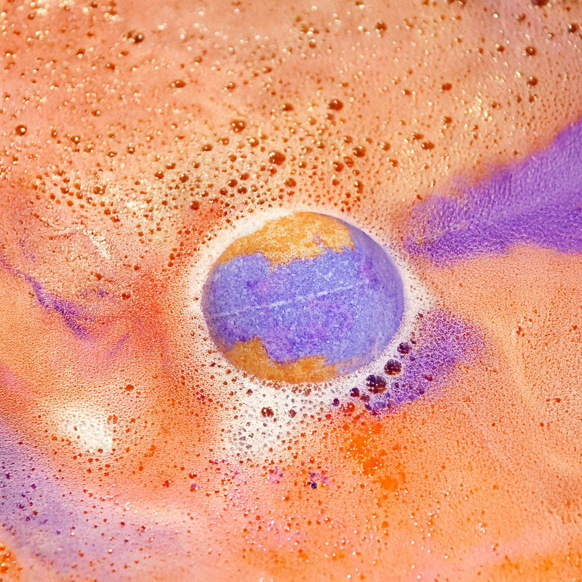 Boule de bain effervescente Ice cream collection pêche
