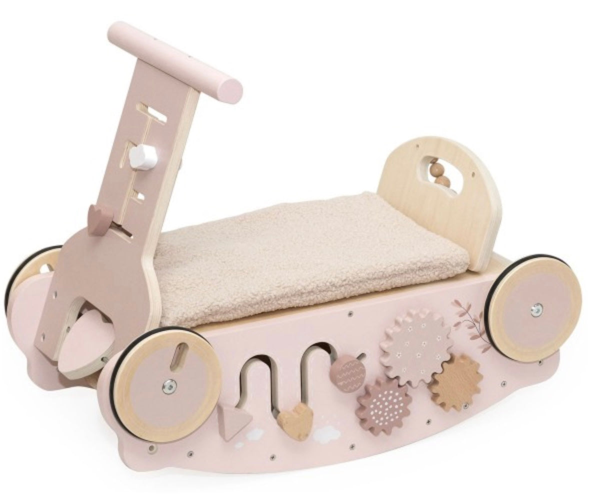 Balançoire, marcheur et voiture 3en1 Pink