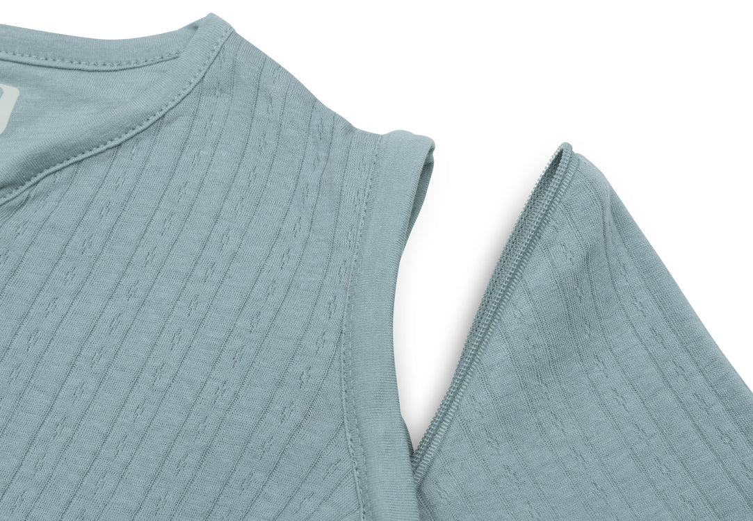 Gigoteuse avec Manches Amovible Ronde Ajour - Sea Green