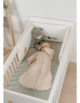 Gigoteuse nomade, mousseline de coton bio beige