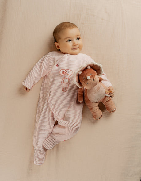 Pyjama Velours rose Souris