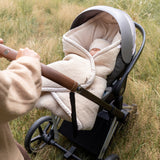 BISIDE 0-12m Pady teddy + jersey Ficelle