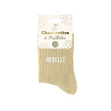 Chaussettes à paillettes REBELLE