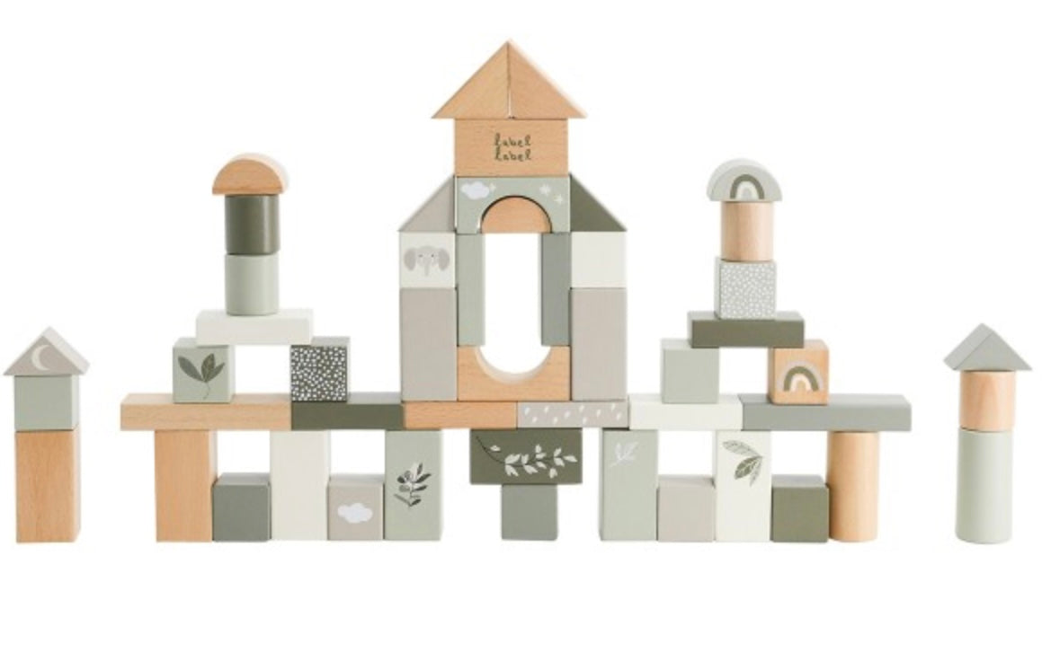 Blocs en bois Olive green