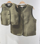 Gilet cœur KAKI