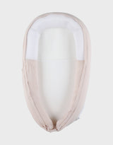Nid bébé, mousseline de coton bio beige